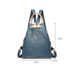 Sac à dos femme brodé en peau de mouton