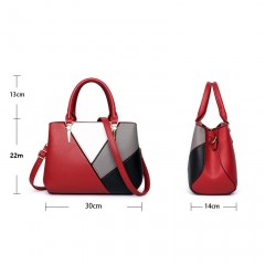 Sac à main pour femme en cuir avec  combinaison de 04 couleurs