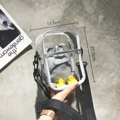 Sac à bandoulière transparente pour femme
