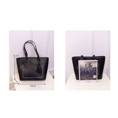 Sac à main en cuir verni brillant pour femmes