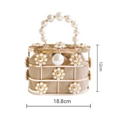 Sac à main pour  femme avec maille métallique