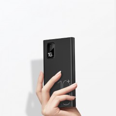 Power Bank 10.000mAh léger et slim fast charge 2 entrées de charges type-C et androïd