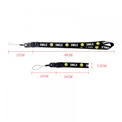 2 en 1 boucle Sangle de suspension de téléphone portable Long Style Large Cordon