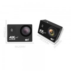 Mini Caméra de sport tout types 4K 2.0 pouces étanche et pressurisée
