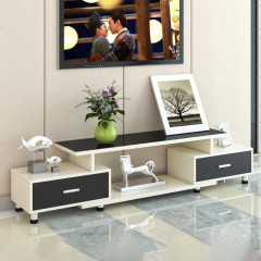 Meuble TV télescopique en verre trempé simple