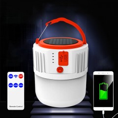 Lampe LED de secours solaire rechargeable et mobile