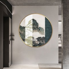 Peinture décorative en cuir gaufré