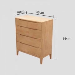Armoire à tiroirs en bois massif