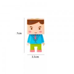Taille-crayon en bonhomme