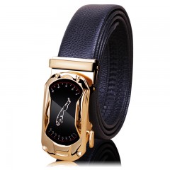 Ceinture en cuir de vache pour homme avec boucle automatique