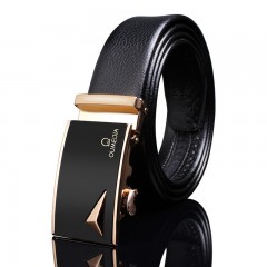 Ceinture pour hommes en cuir de vache avec boucle automatique