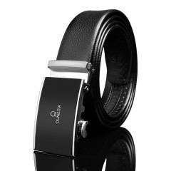 Ceinture pour hommes en cuir de vache avec boucle automatique