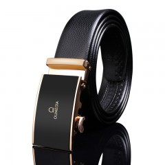 Ceinture pour hommes en cuir de vache avec boucle automatique