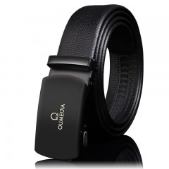 Ceinture en cuir de vache pour hommes avec boucle automatique