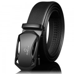 Ceinture en cuir de vache pour hommes avec boucle automatique