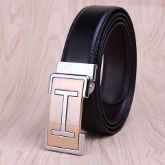 Ceinture en cuir de vache pour hommes  lisse