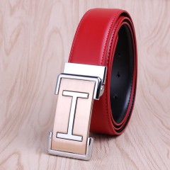 Ceinture en cuir de vache pour hommes  lisse