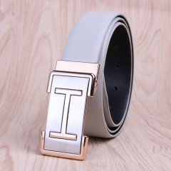 Ceinture en cuir de vache pour hommes  lisse