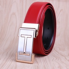 Ceinture en cuir de vache pour hommes  lisse