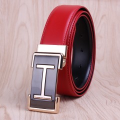 Ceinture en cuir de vache pour hommes lisse
