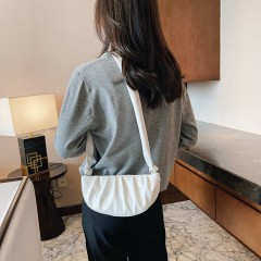 Sac à bandoulière plissé
