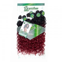 Paquet de mèches en fibre chimique pour cheveux bouclés gradient