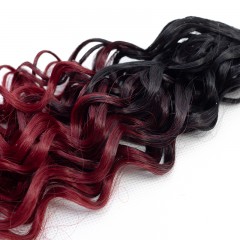 Paquet de mèches en fibre chimique pour cheveux bouclés gradient