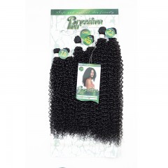 Mèches  en fibre  synthétique avec cheveux bouclés de couleur gradient