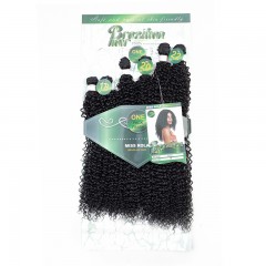 Mèches  en fibre  synthétique avec cheveux bouclés de couleur gradient