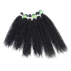 Mèches  en fibre  synthétique avec cheveux bouclés de couleur gradient