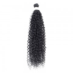 Mèches  en fibre  synthétique avec cheveux bouclés de couleur gradient