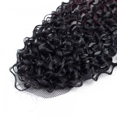 Mèches humaines avec cheveux bouclés de couleur gradient