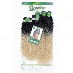 Mèches humaines avec cheveux bouclés deux tons