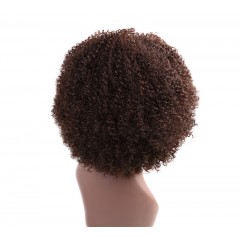 perruque en fibre synthétique bouclés