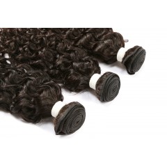 Mèches humaines avec cheveux bouclés
