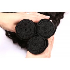 Mèches humaines avec cheveux bouclés