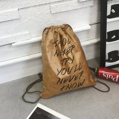 sac à dos étanche en papier DuPont