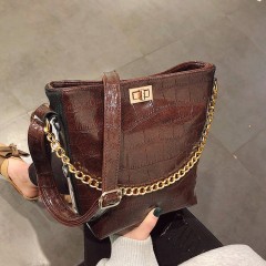 Sac à bandoulière pour femme en cuir synthétique