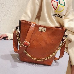 Sac à bandoulière pour femme en cuir synthétique