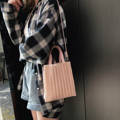 Sac à main pour femme à rayures simples
