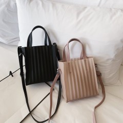 Sac à main pour femme à rayures simples