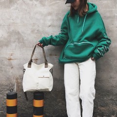 Sac à bandoulière  en toile pour femme