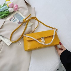 petit Sac à main de luxe et bandoulière pour femme avec perles en relief