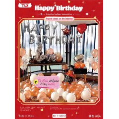 Ballon décoration happy birthday