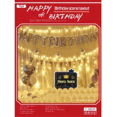 Ballon décoration happy birthday