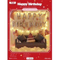 Ballon décoration happy birthday