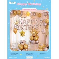 Ballon décoration happy birthday et love party