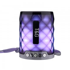 Bluetooth audio haut parleur portable avec lumières colorées