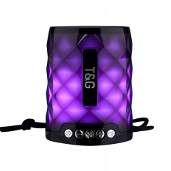 Bluetooth audio haut parleur portable avec lumières colorées