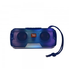 Haut-parleur Bluetooth portable double sortie audio à animation lumineuse